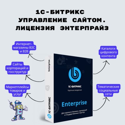 1С-Битрикс: Управление сайтом. Лицензия Энтерпрайз - купить в Акташке